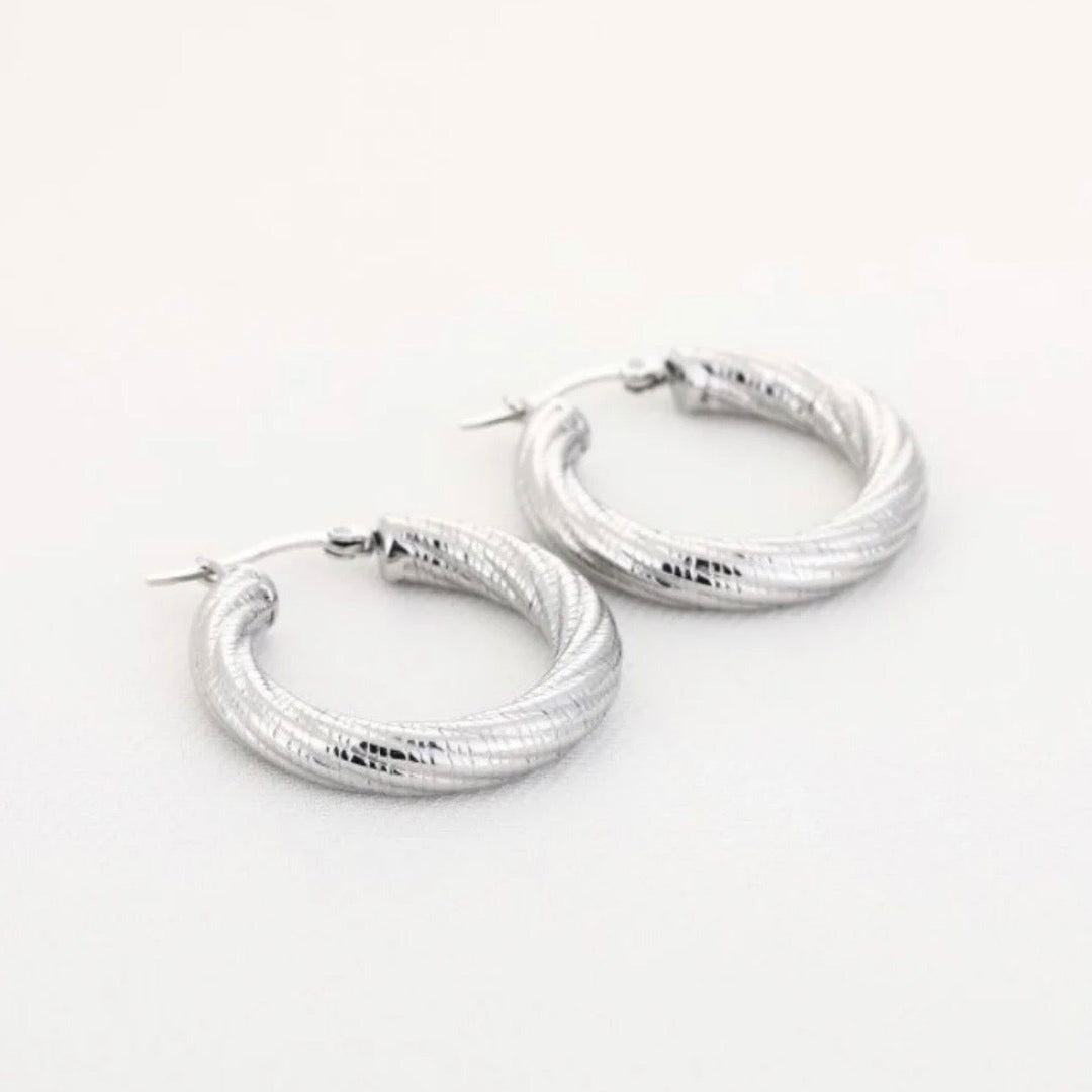 Bold Hoops Silver
