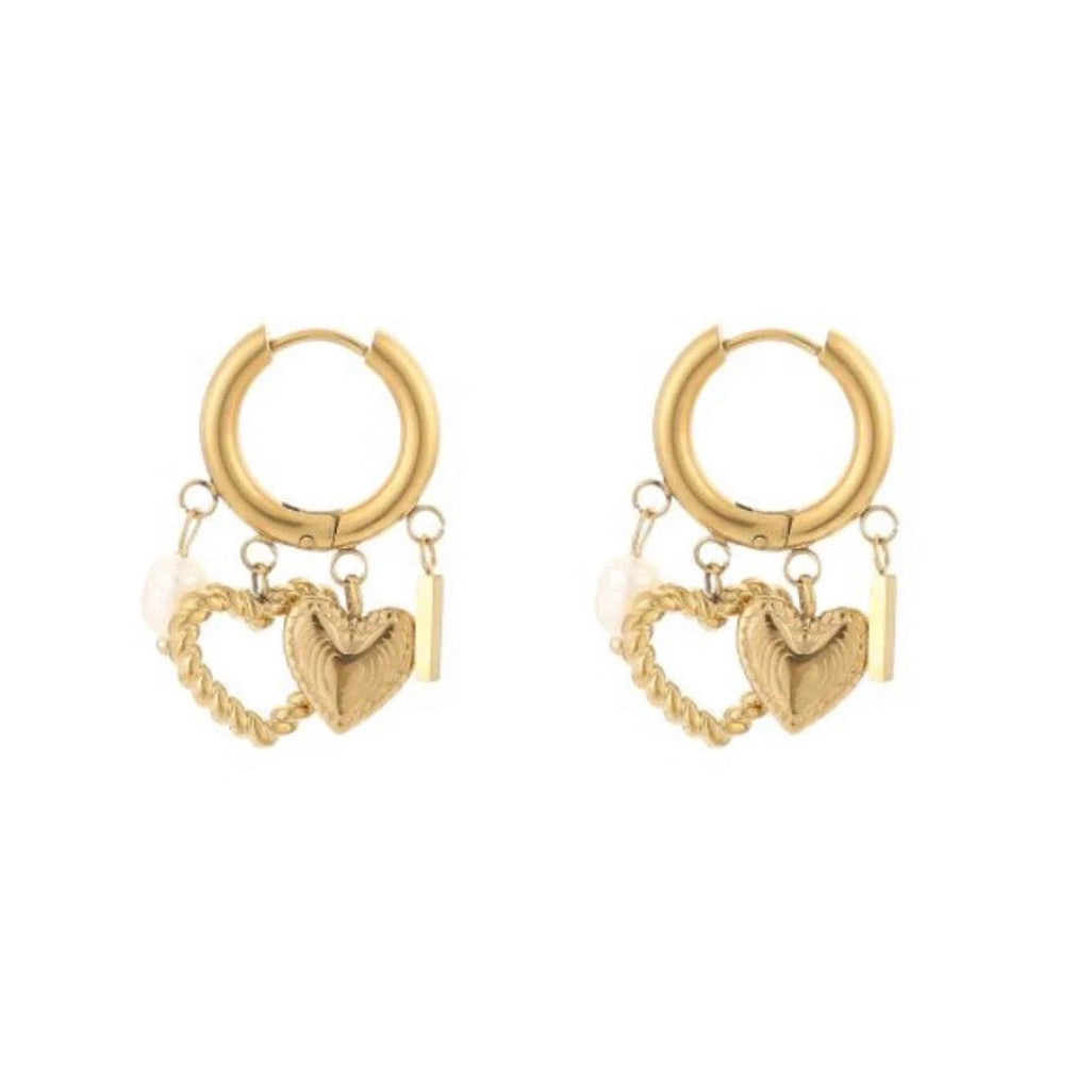 Charm Earrings Gold