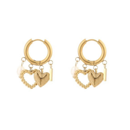 Charm Earrings Gold