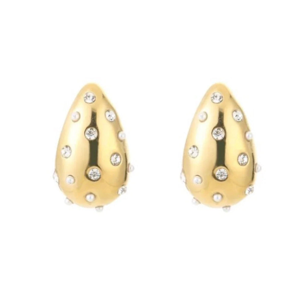 Teardrops Earrings Gold