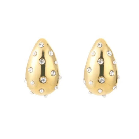 Teardrops Earrings Gold