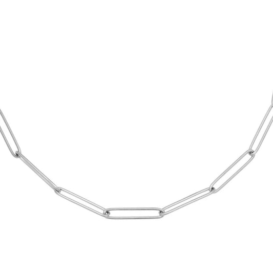 Cable Necklace Silver