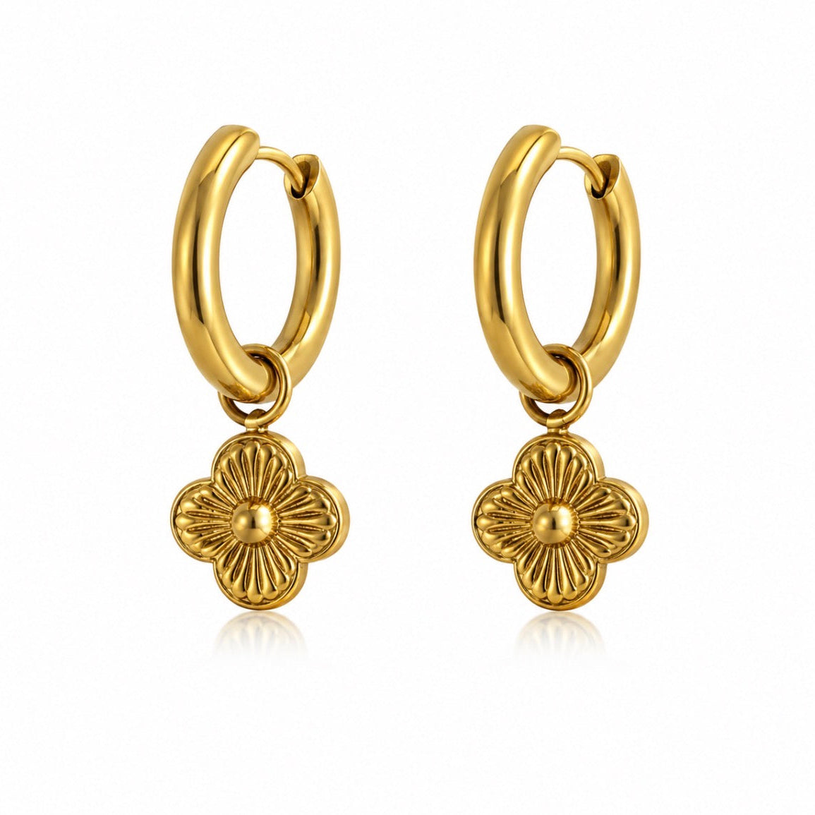 Cute Clover 2.0 Earrings Gold