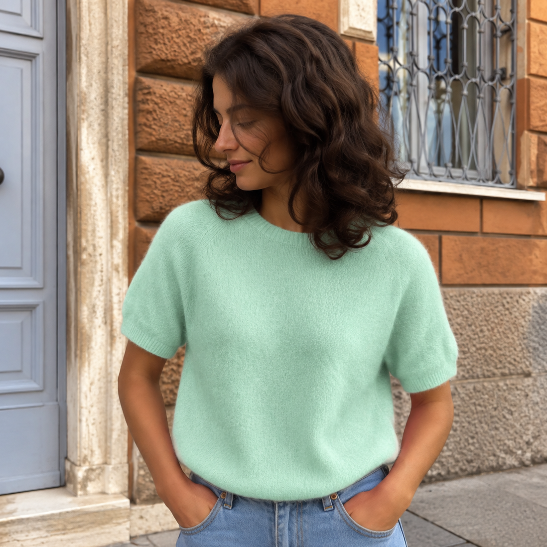 Livia Top Mint Green