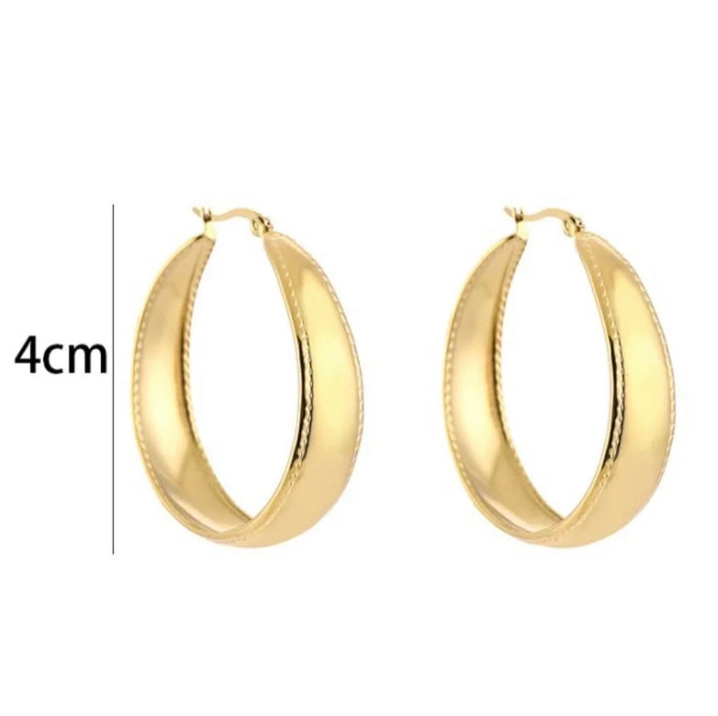 Elegant Hoops Gold