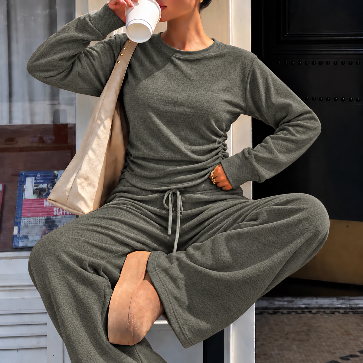 Mellody Comfy Set Kaki