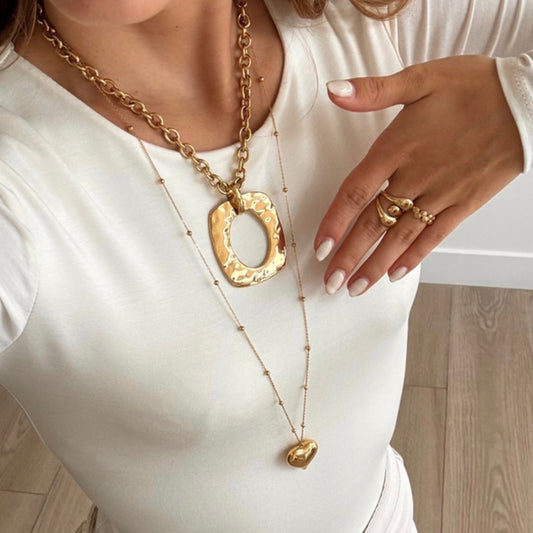 Statement Necklace Gold