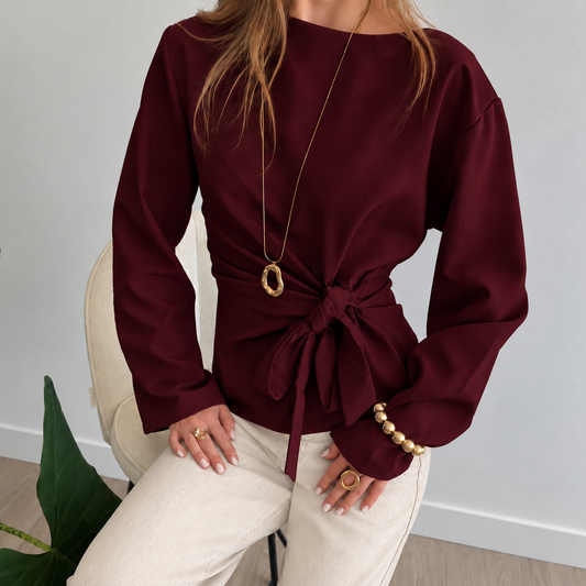 Selina Blouse Bordeaux