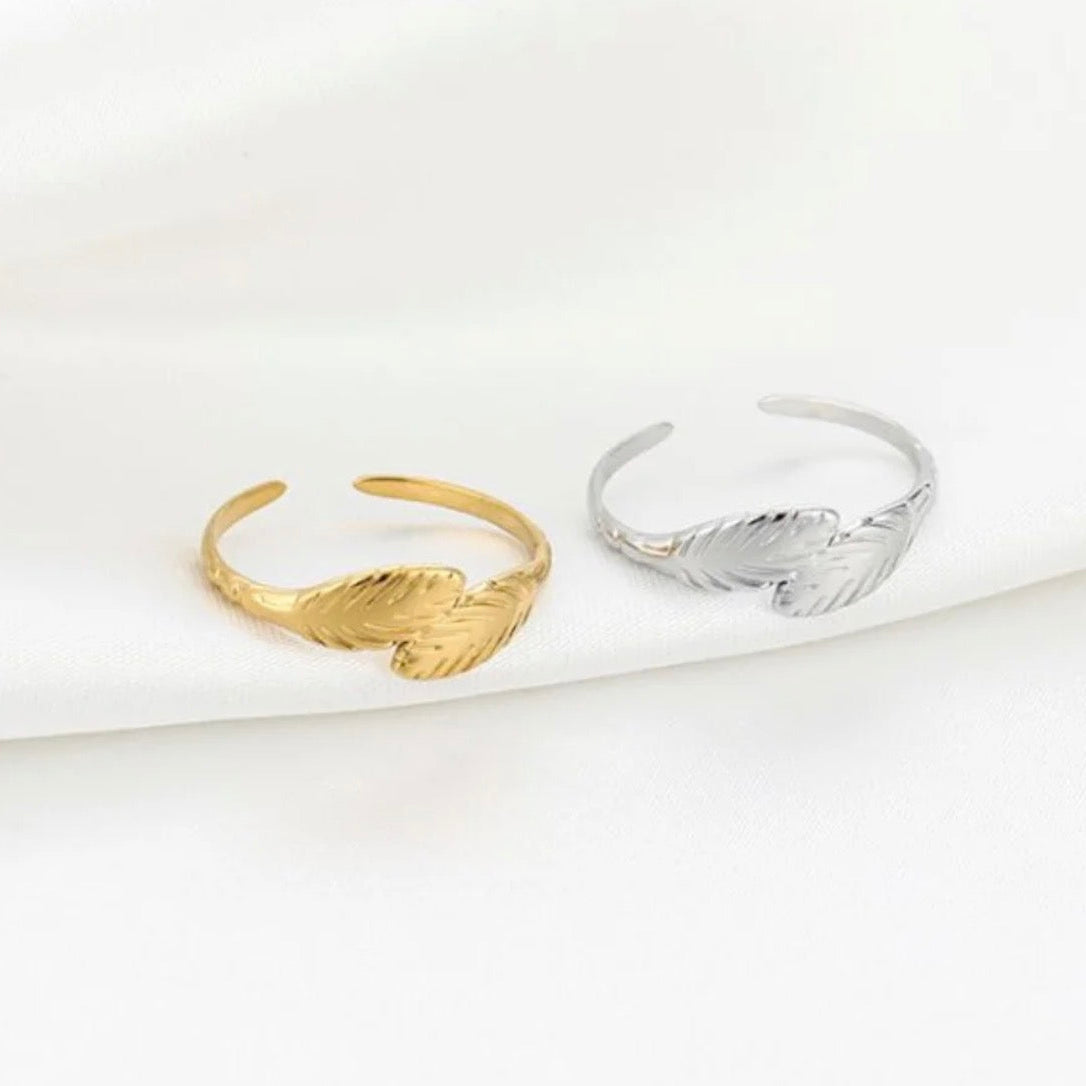 Leaves Ring Silver