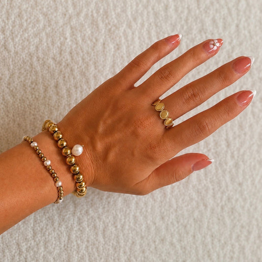 Multi oval Ring Gold