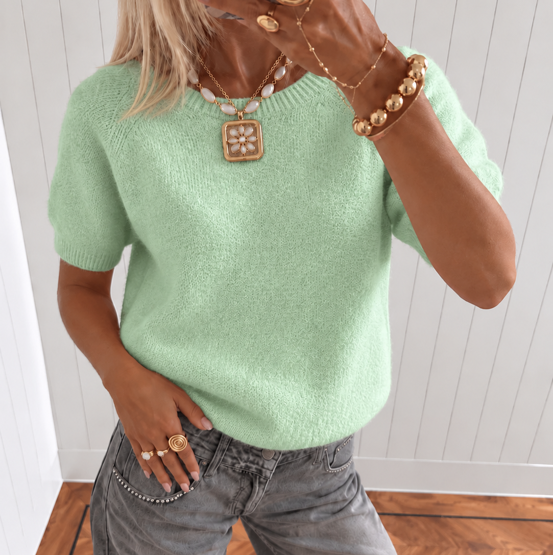 Livia Top Mint Green