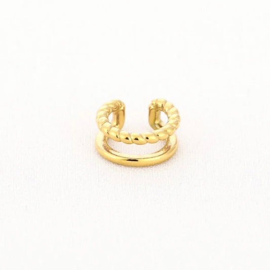 Double Gold Earcuff