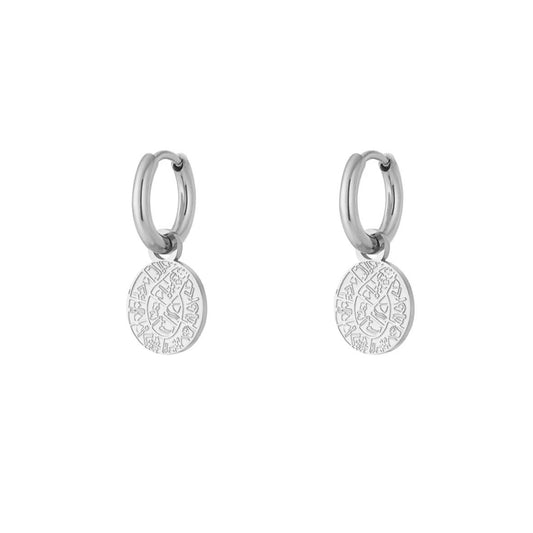Lia Coin Earring Silver