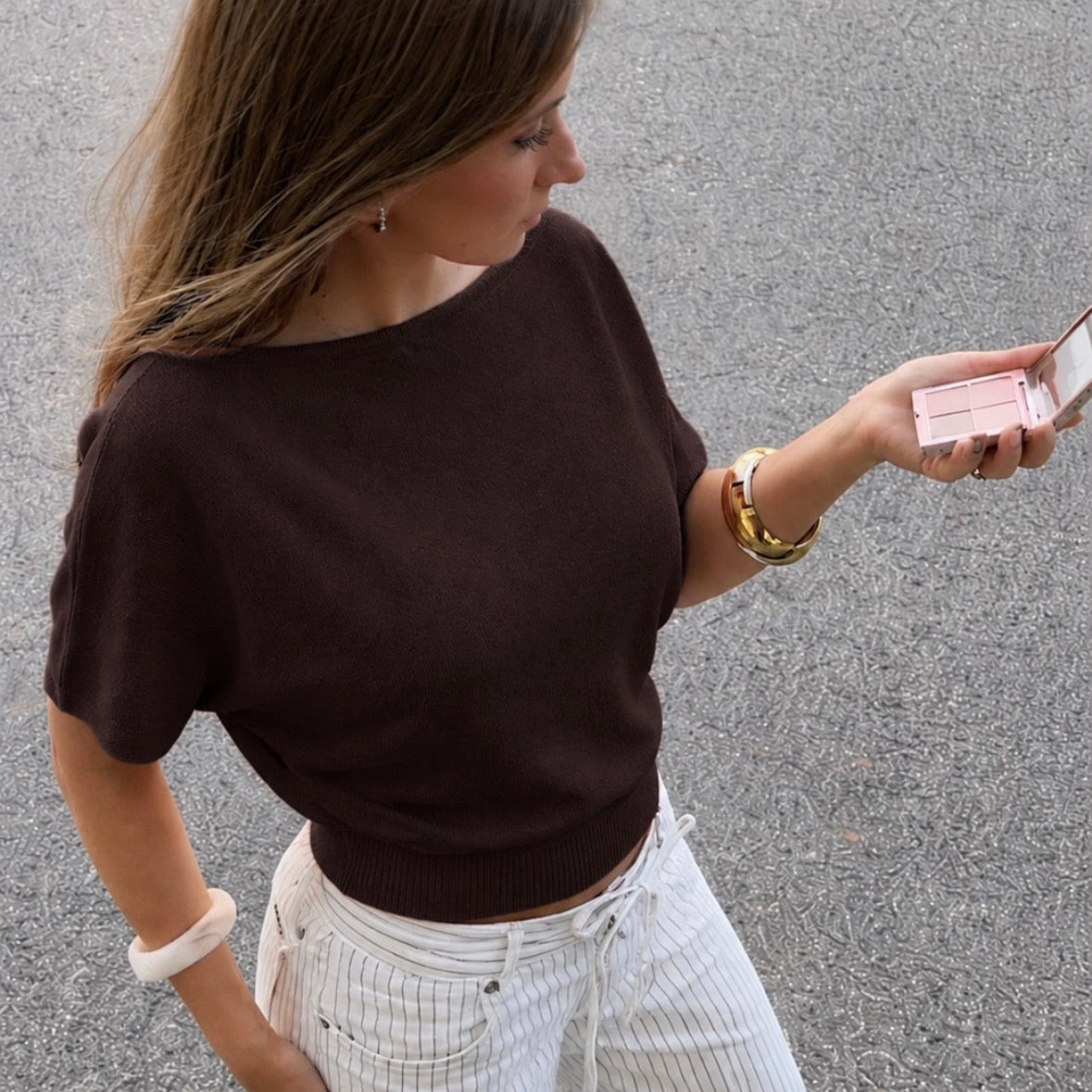 Celeste Top Brown