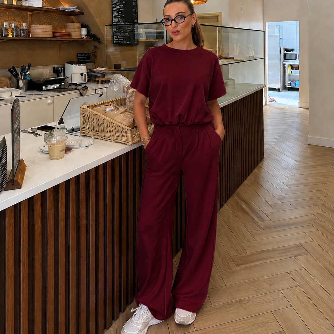 Mae Comfy Set Bordeaux