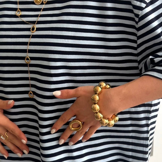 Big Bols Bracelet Gold