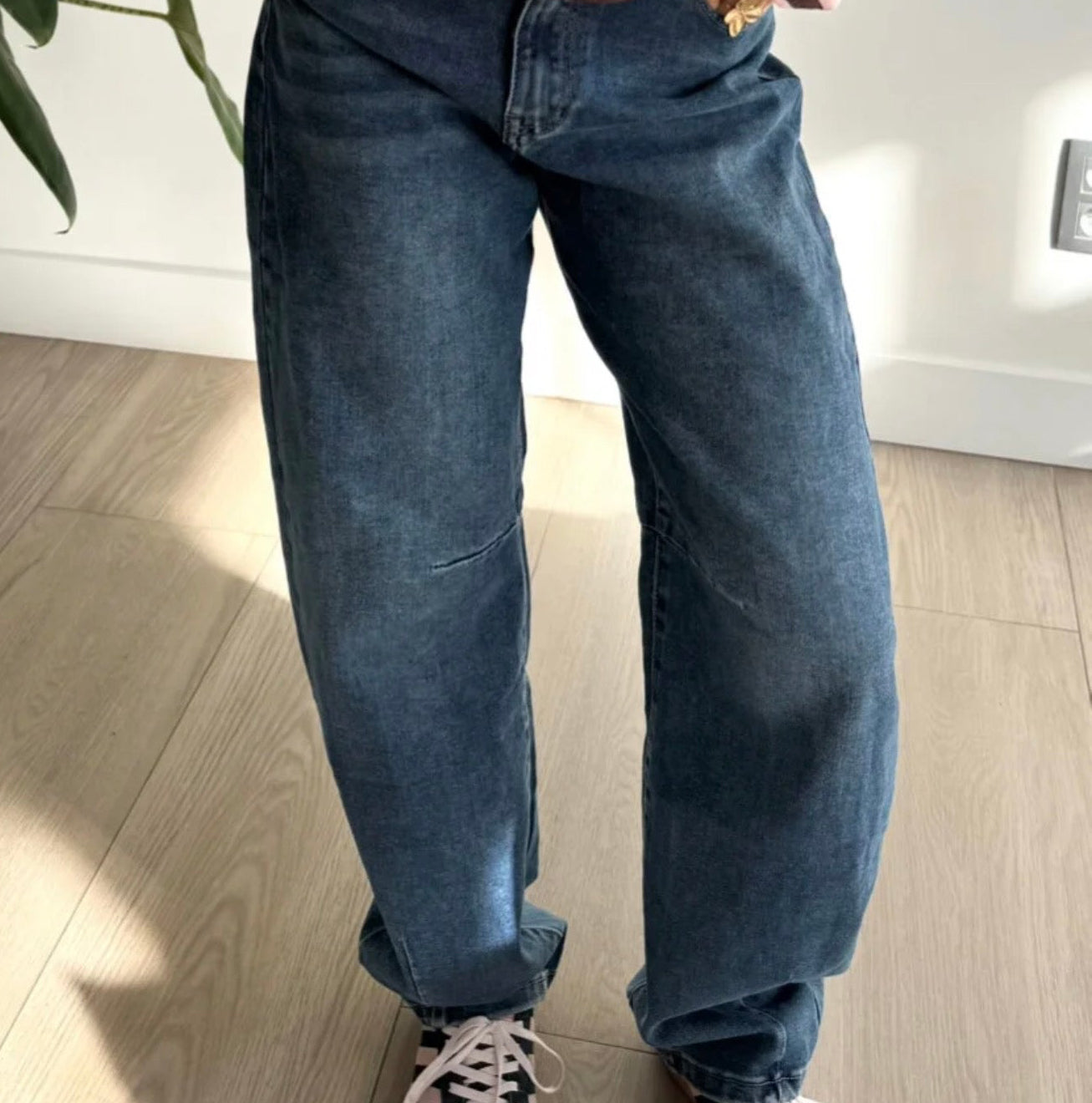 Balloon Fit Jeans Blue