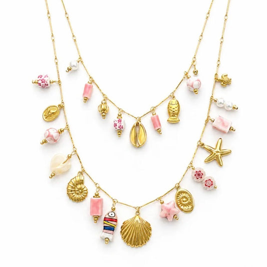 Ibiza Necklace Pink