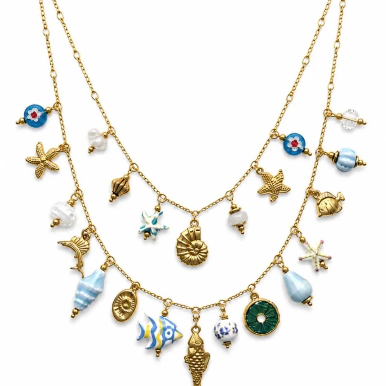 Ibiza Necklace Blue