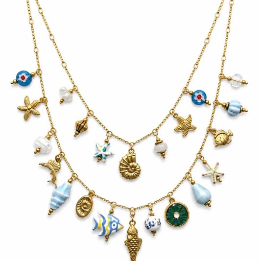 Ibiza Necklace Blue