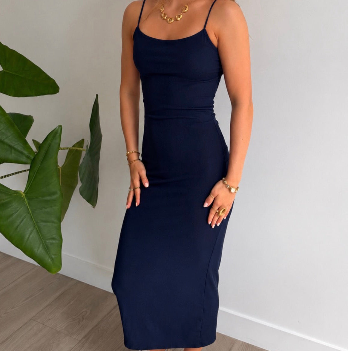 Santorini Dress Navy