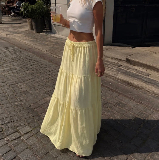 Celine Skirt Butter Yellow