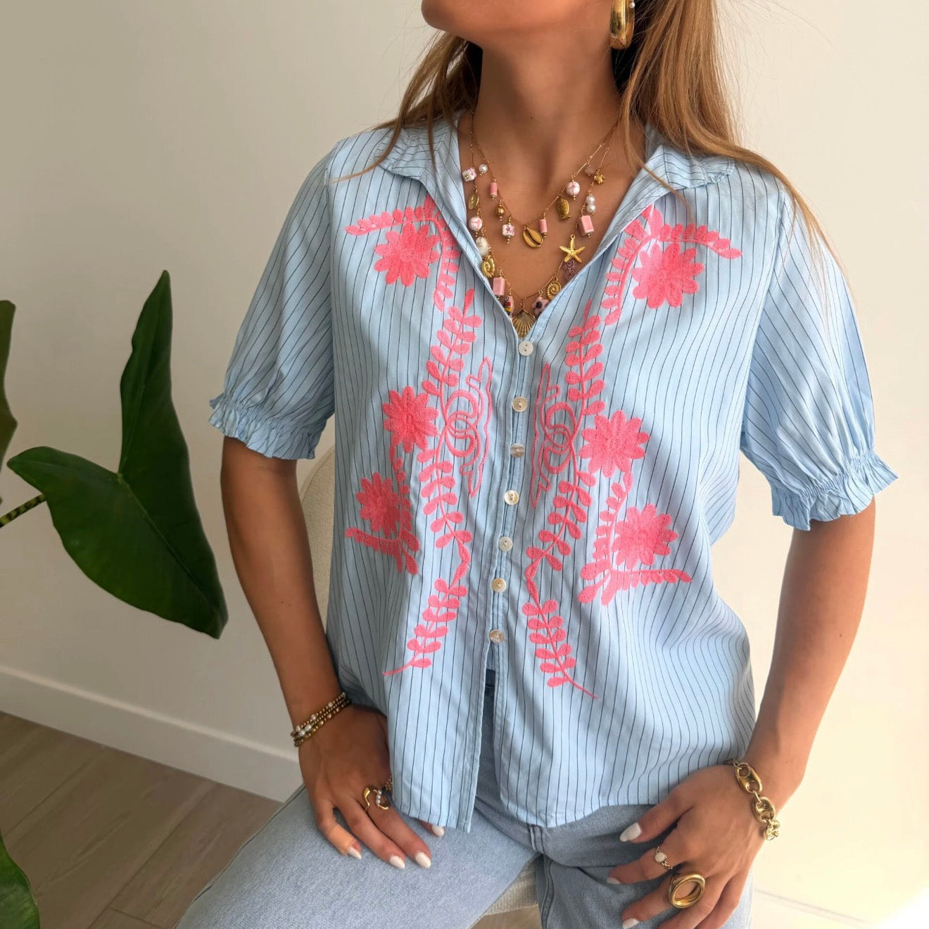 Sky Blouse Blue