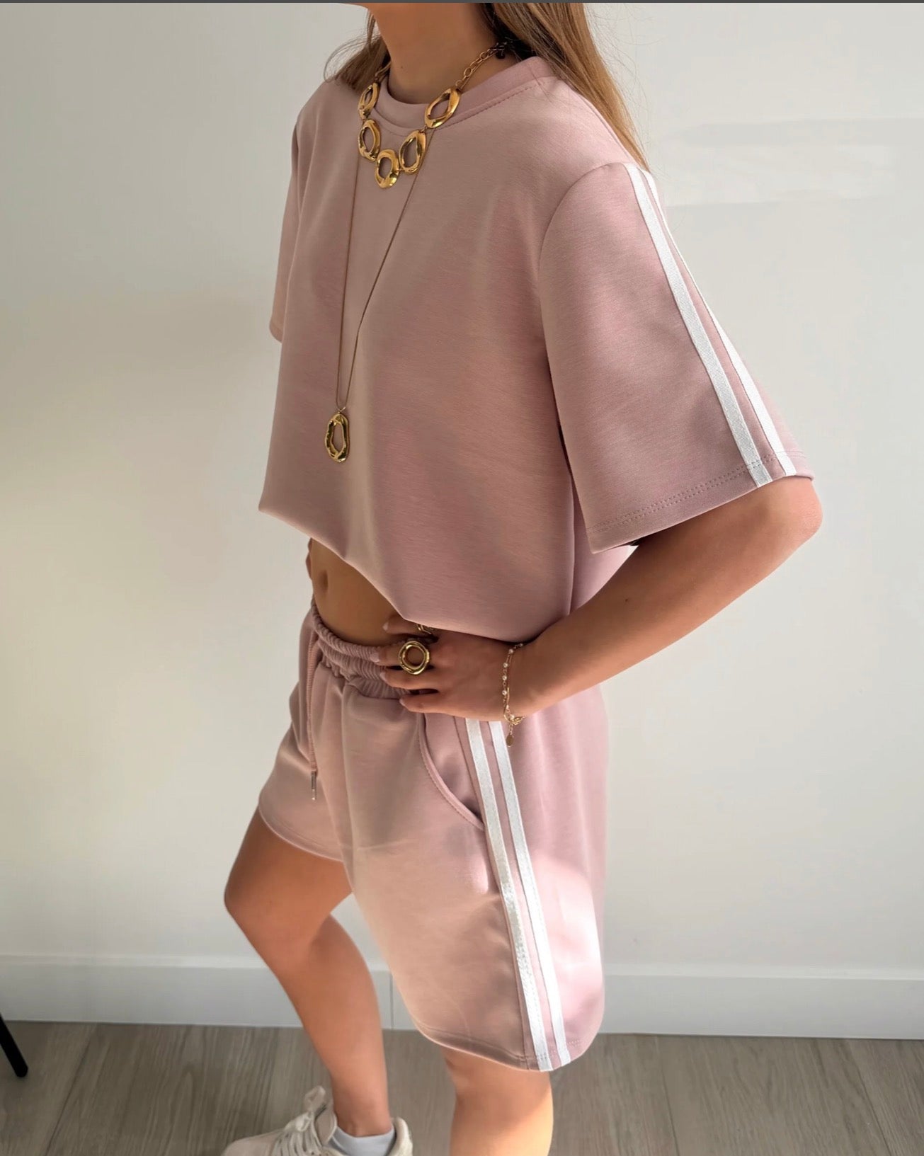 Spring Comfy Set Striped Roze