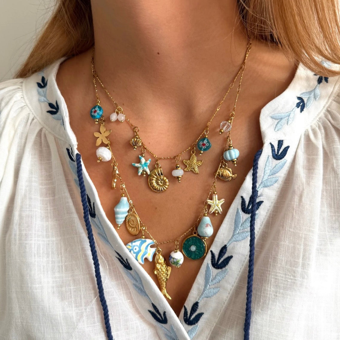 Ibiza Necklace Blue