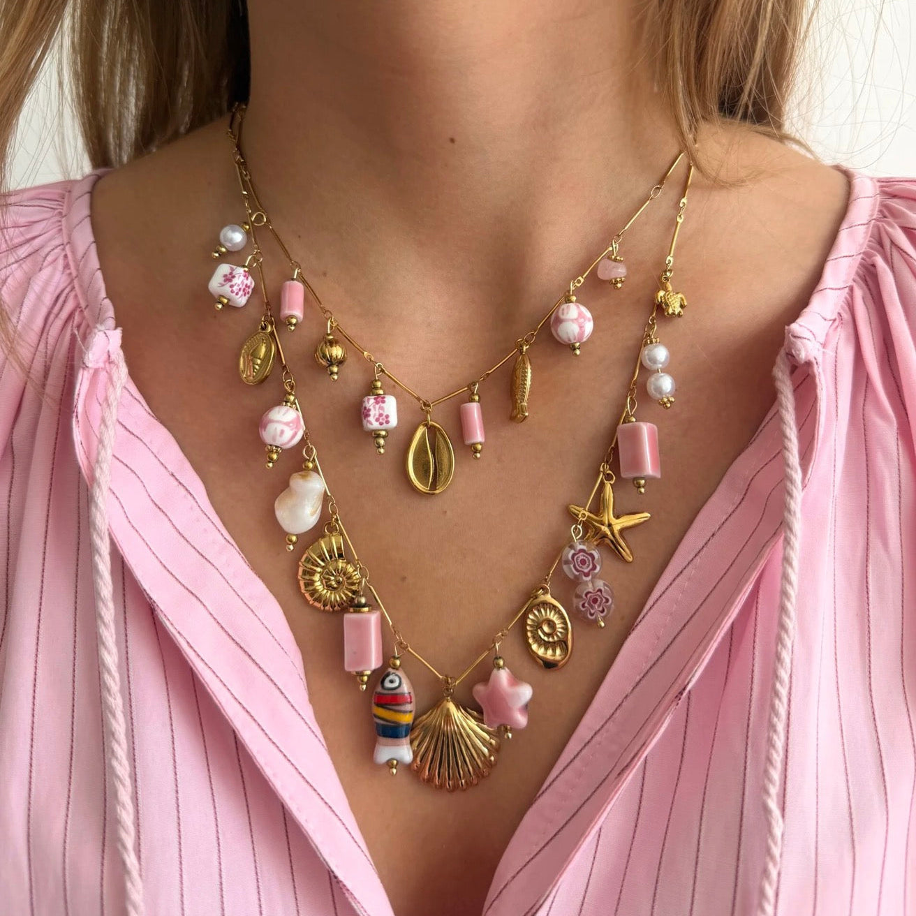 Ibiza Necklace Pink
