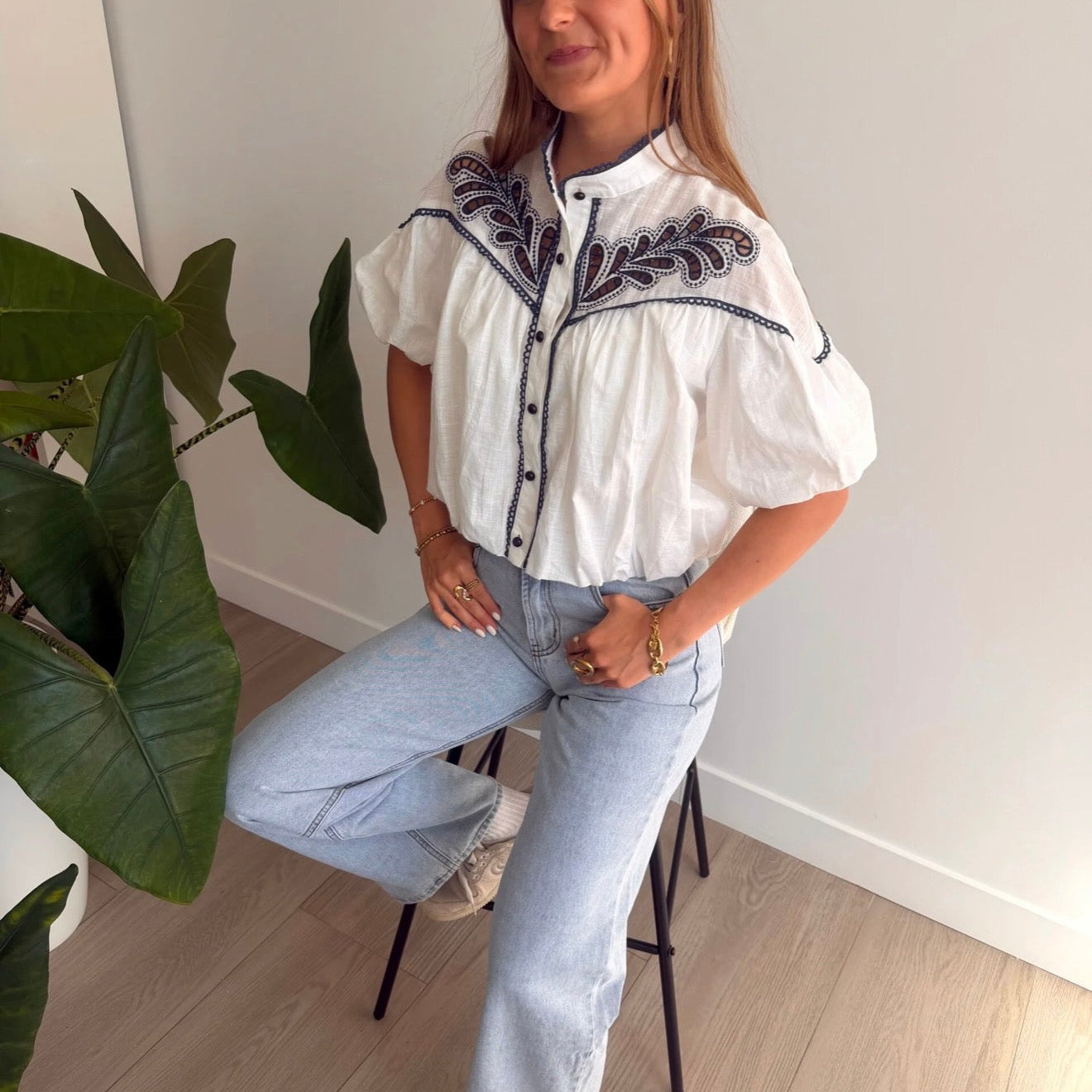 Poppy Blouse Blue