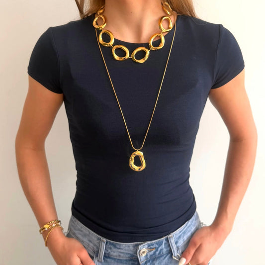 Lia Top Navy