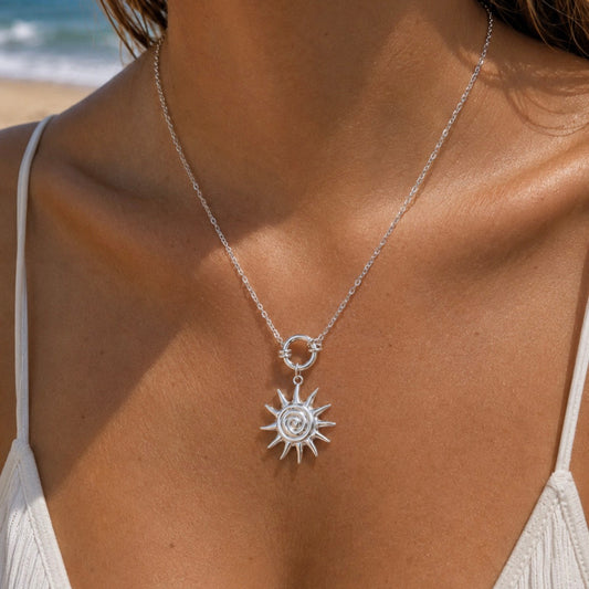 Sunshine Necklace Silver