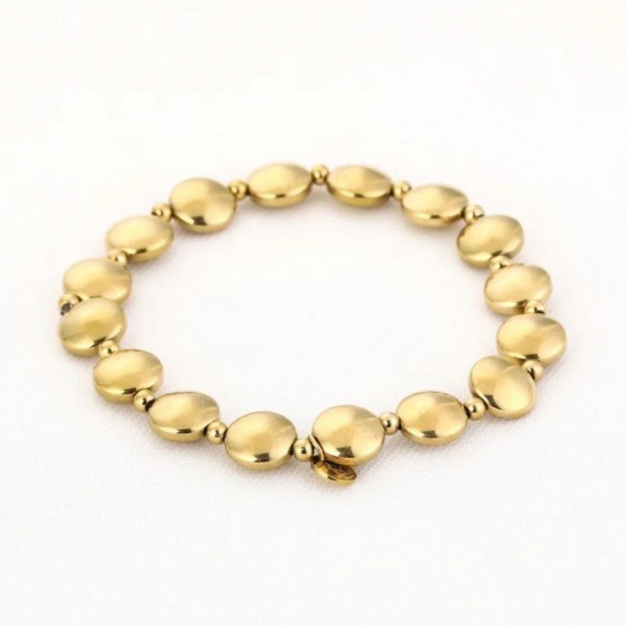 Plate Bols bracelet Gold
