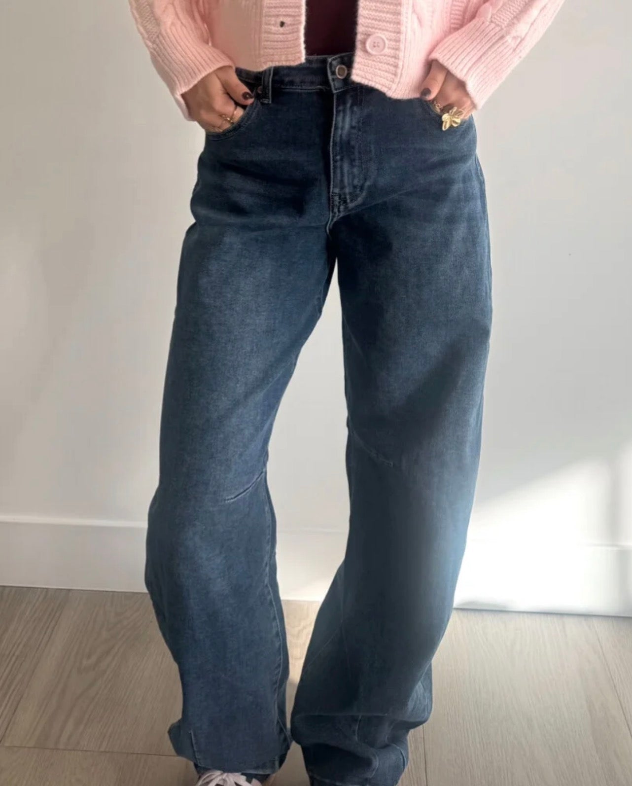 Balloon Fit Jeans Blue