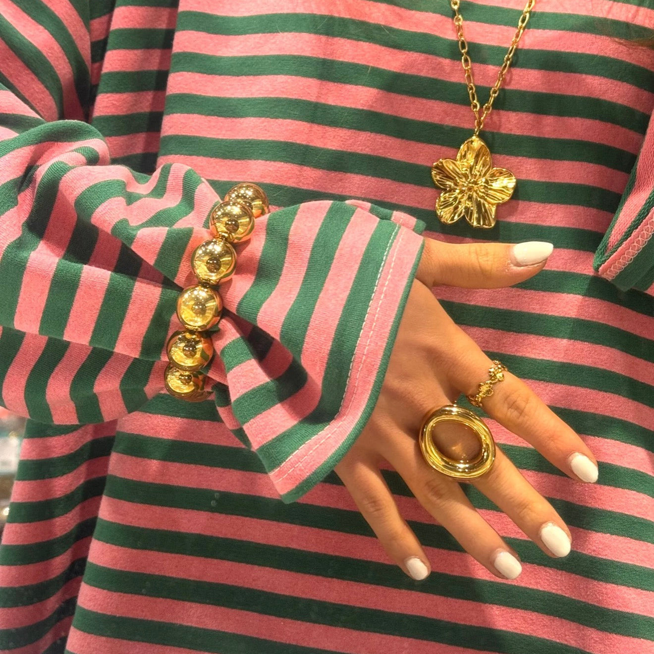 Big Bols Bracelet Gold