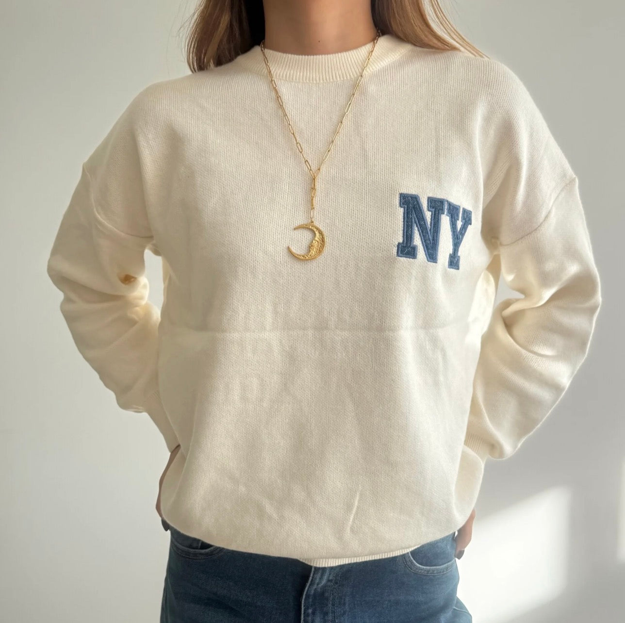 Long Moon Necklace