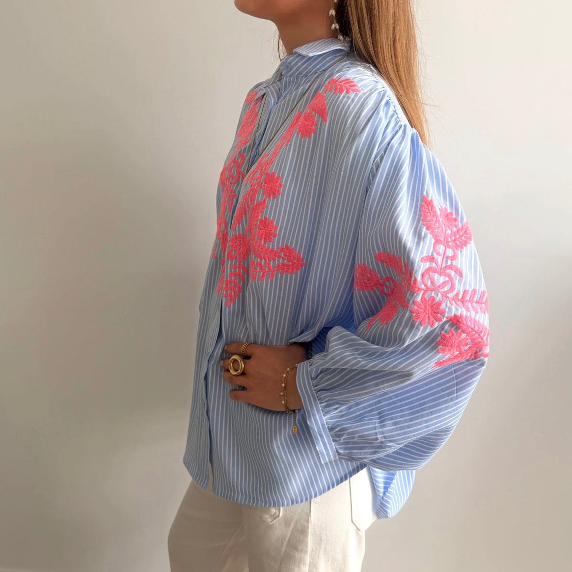 Tropical Blouse Blue