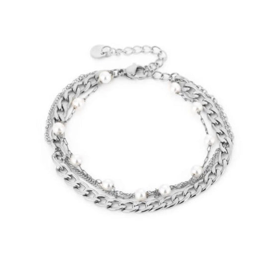 Triple Bracelet Gold Silver