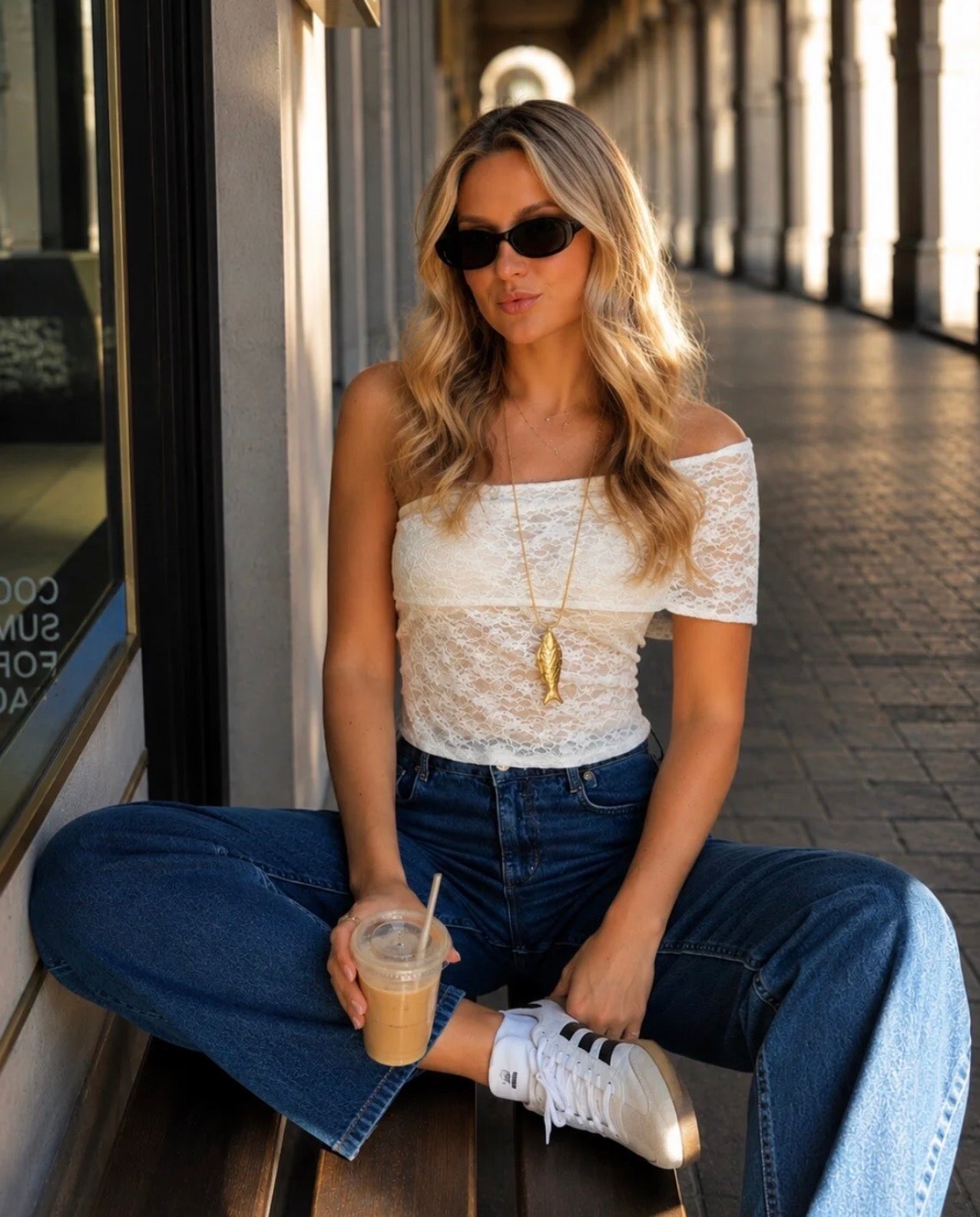 Lace Off-Shoulder