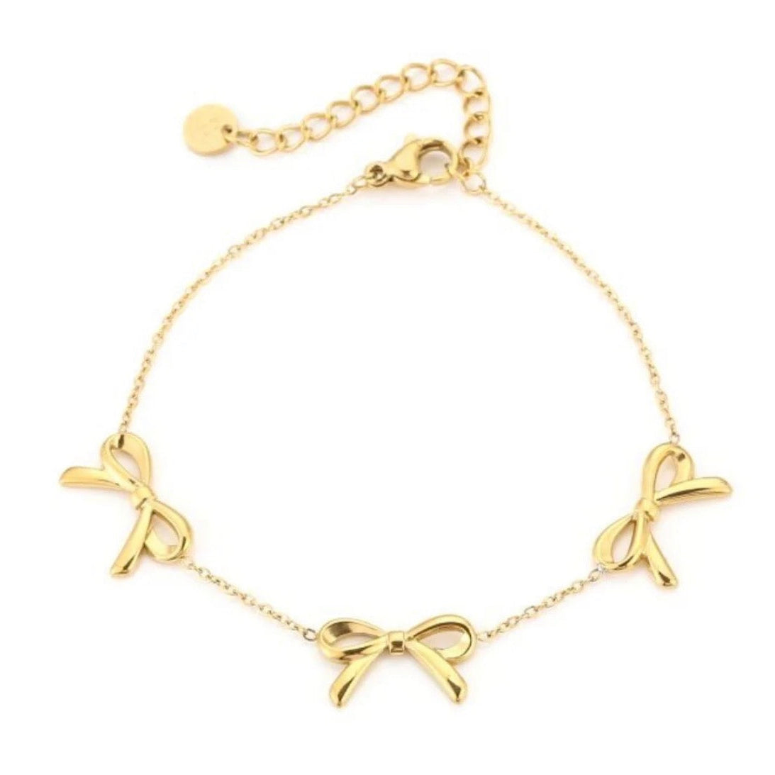 Multi Bow Bracelet Gold