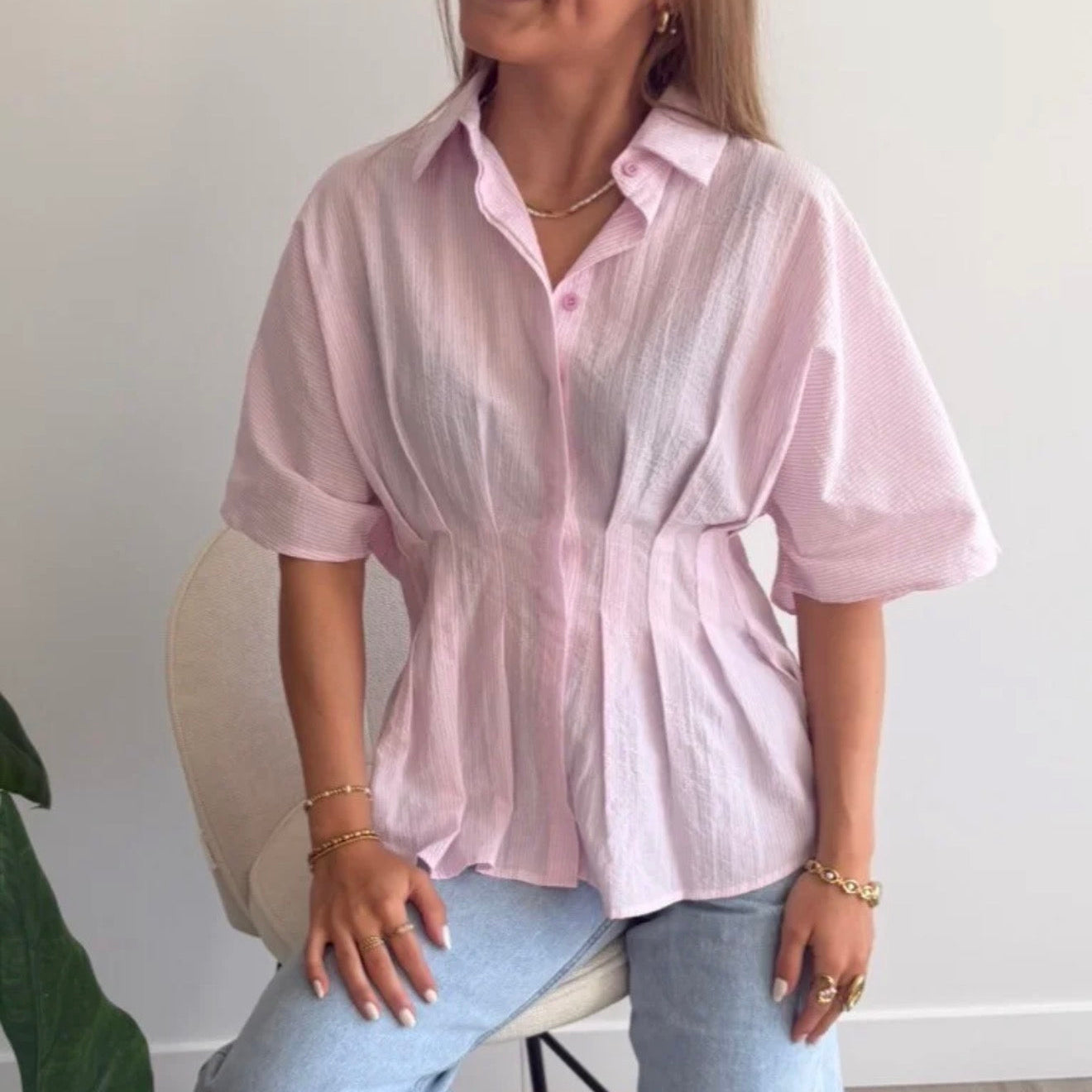 Anna Blouse Roze