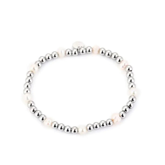 Pearls Bracelet Silver