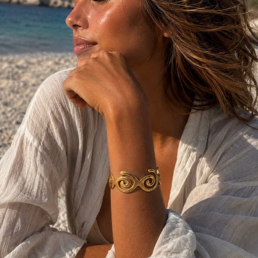 Spiral Bangle Gold