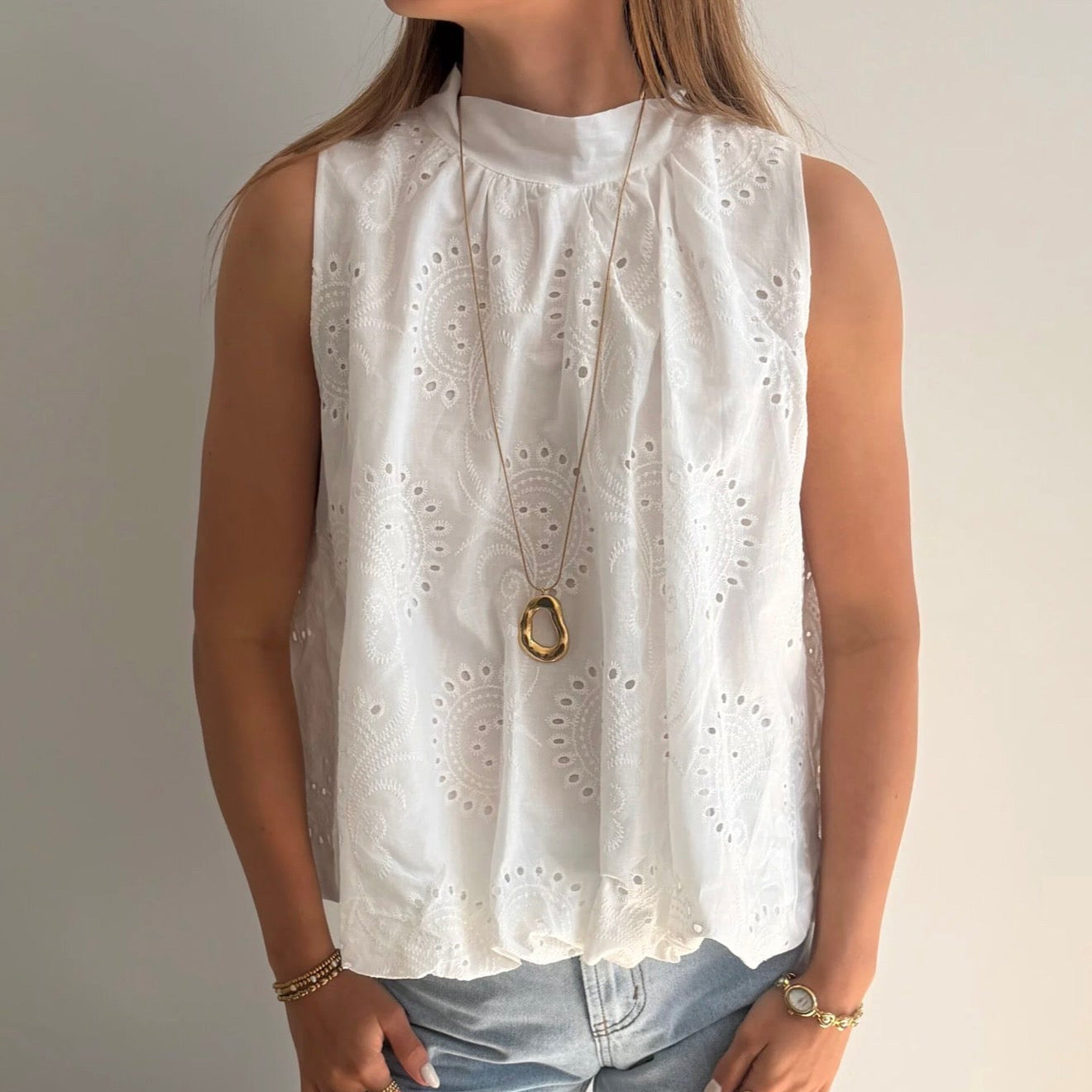 Viona Blouse White