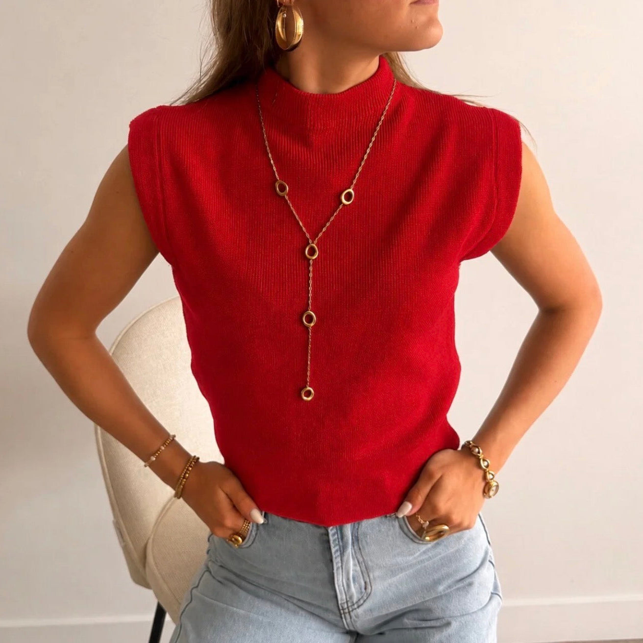 Iris Top Red