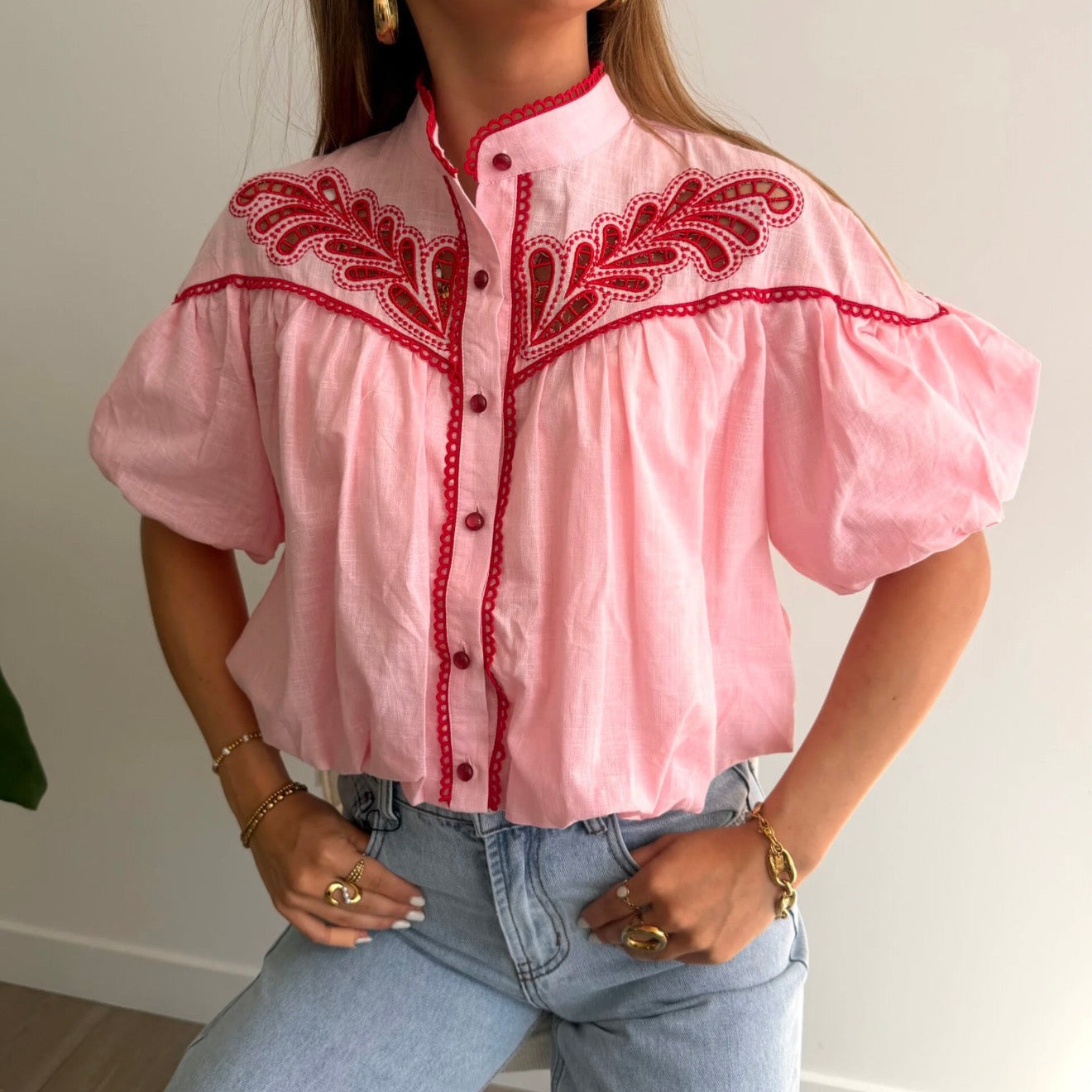 Poppy Blouse Pink