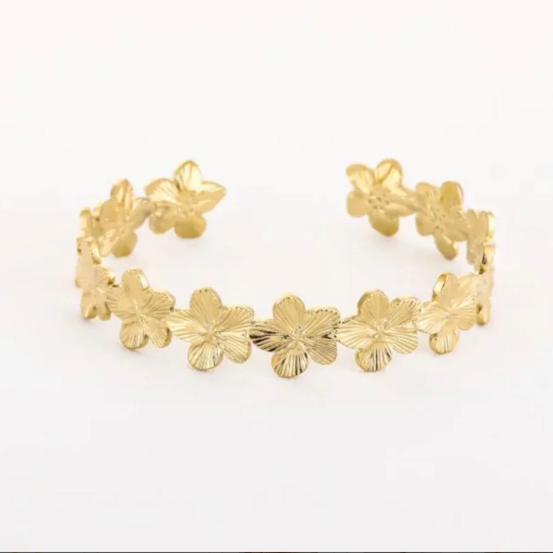 Lotus Flower Bracelet Gold