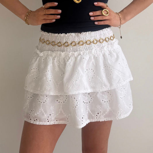 Lea Skort White