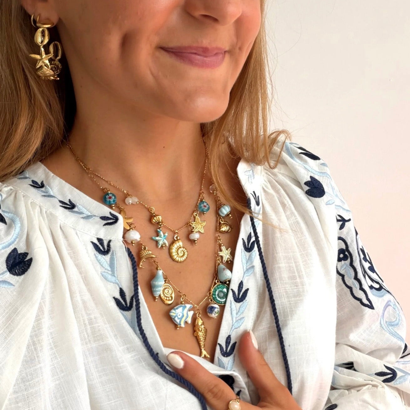 Ibiza Necklace Blue